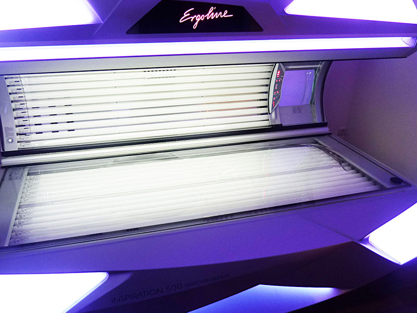 High-Tech-Solarium der Marke Ergoline